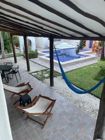 Villa Escondida Guest House Cozumel Downtown Bagian luar foto